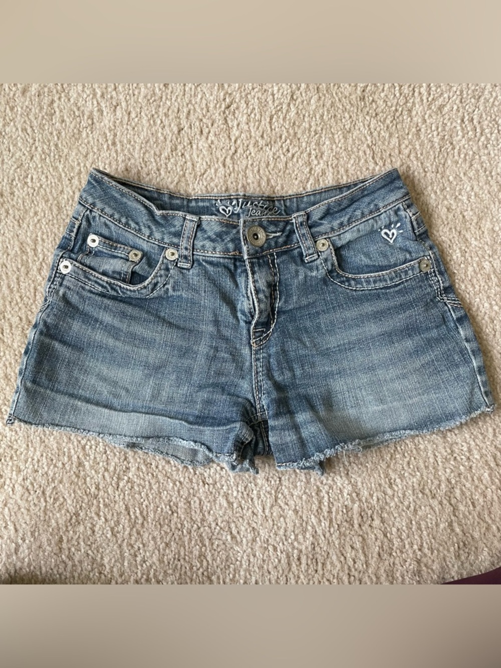 Justice Girls Denim Shorts